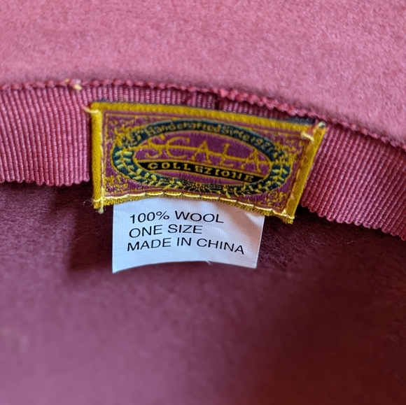 Wool Scala Collezione Cloche Hat - Picture 2 of 2